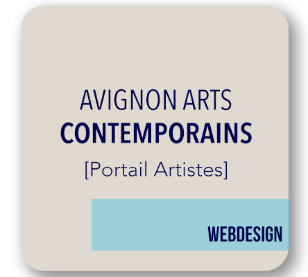 creation site internet portail artistes Avignon