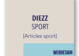 creation site internet DIEZZ articles sport
