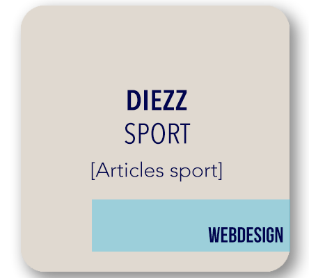 creation site internet DIEZZ articles sport