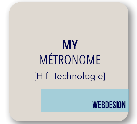 webdesgin boutique Métronome audio