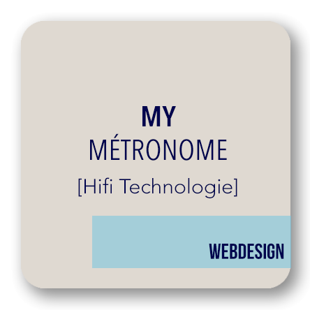 webdesgin boutique Métronome audio